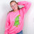 Neon Pink Christmas Tree Sweatshirt