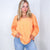 Orange Mango Soft Knit Long Sleeve Pullover Top - Boujee Boutique 