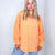 Orange Mango Soft Knit Long Sleeve Pullover Top - Boujee Boutique 