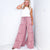 The Boho Cotton Slub Mineral Wash Full Length Tiered Pants in 3 Colors - Boujee Boutique 