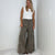 The Boho Cotton Slub Mineral Wash Full Length Tiered Pants in 3 Colors - Boujee Boutique 