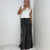 The Boho Cotton Slub Mineral Wash Full Length Tiered Pants in 3 Colors - Boujee Boutique 