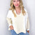 POL Oversized Terry Waffle Knit Long Sleeve Pullover in 5 Colors - Boujee Boutique 