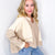 POL Oversized Terry Waffle Knit Long Sleeve Pullover in 5 Colors - Boujee Boutique 