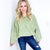 Easy Evening Sage Mineral Washed Terry Pullover - Boujee Boutique 