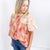 Woven and Chiffon Day Dreamer Mixed Floral Blouse - Boujee Boutique 