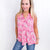 Dear Scarlett Lizzy Tank Top in a Neon Ditzy Floral - Boujee Boutique 