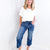 Judy Blue Sunshine High Waist Wide Leg Crop Jeans - Boujee Boutique 