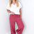 Relax and Unwind Ribbed Knit Cross Hemlines Palazzo Pants in 3 Colors - Boujee Boutique 