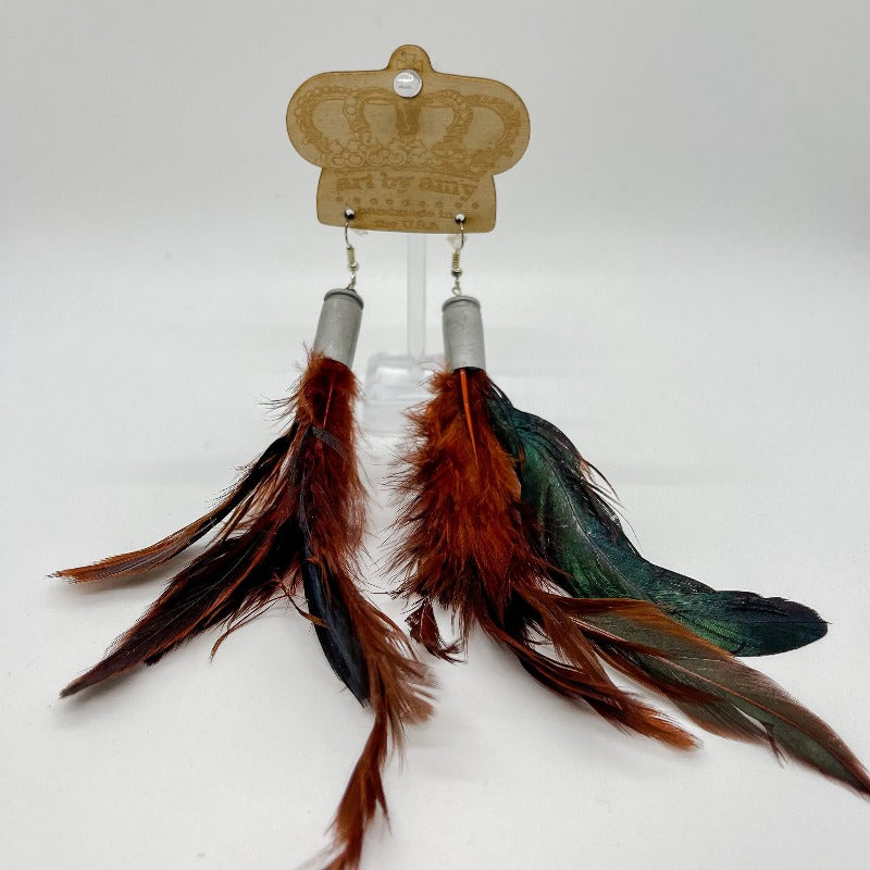 Buy Sale Feather Earrings Rooster Feathers Earrings Pheasant Feather  Earrings Dyed Rooster Feathers Real Feather Earrings Online in India - Etsy