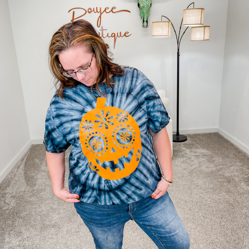 Dia De Pumpkin Graphic Tee - Boujee Boutique 